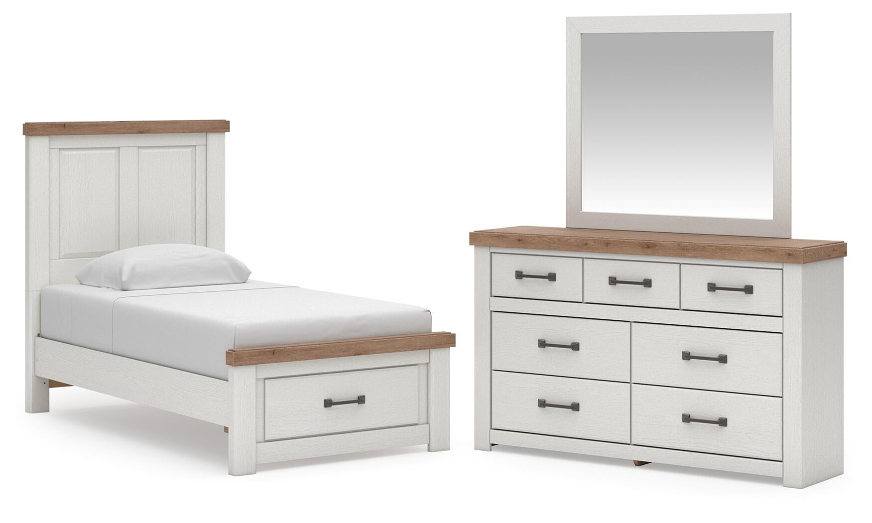 dresser storage beds Savonport Twin Panel Bed, and Mirror blush ball gown Anastasia All Lace Strapless honored look to your COLOR:MOCHA