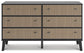 Charlang Full Panel Platform Bed with Dresser