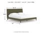 Chirason King UPH Bed w/Roll Slats