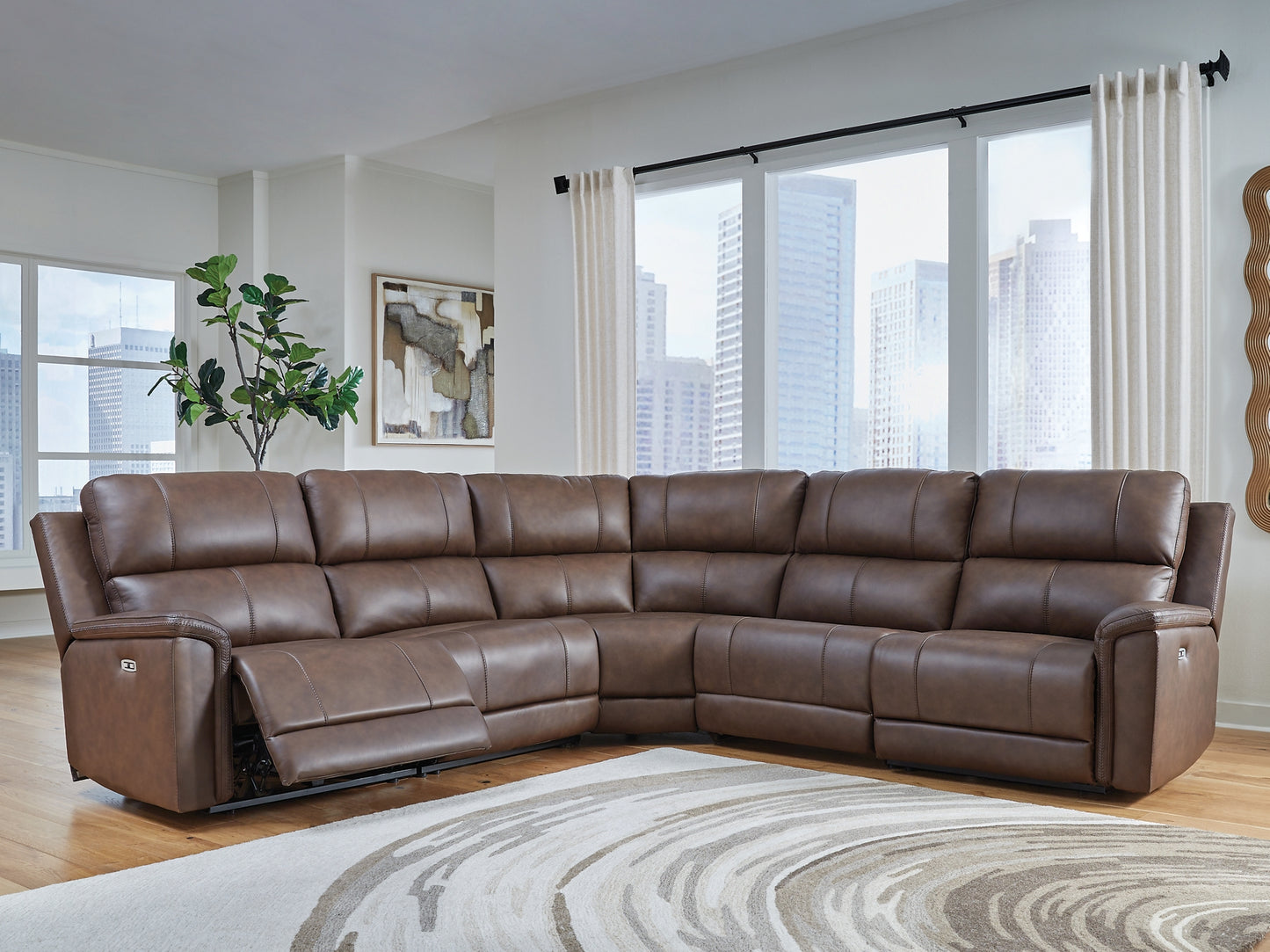 Bleckley 5-Piece Power Reclining Sectional