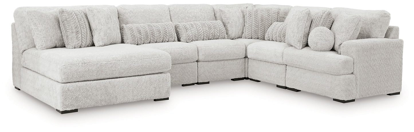Cuddle Plush 6-Piece Sectional with Chaise
