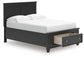 Lanolee Full Panel Storage Bed