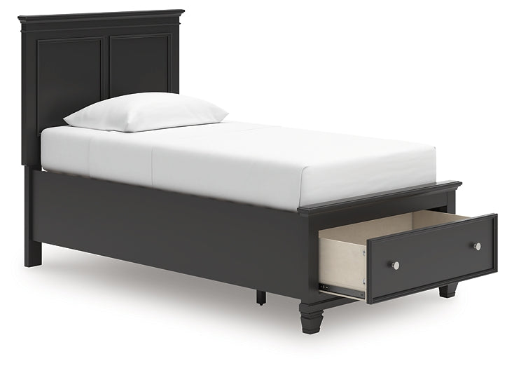 Lanolee Twin Panel Storage Bed