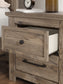 Rusticott Two Drawer Night Stand