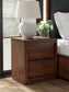 Dilenno King Canopy Bed with Mirrored Dresser, Chest and Nightstand