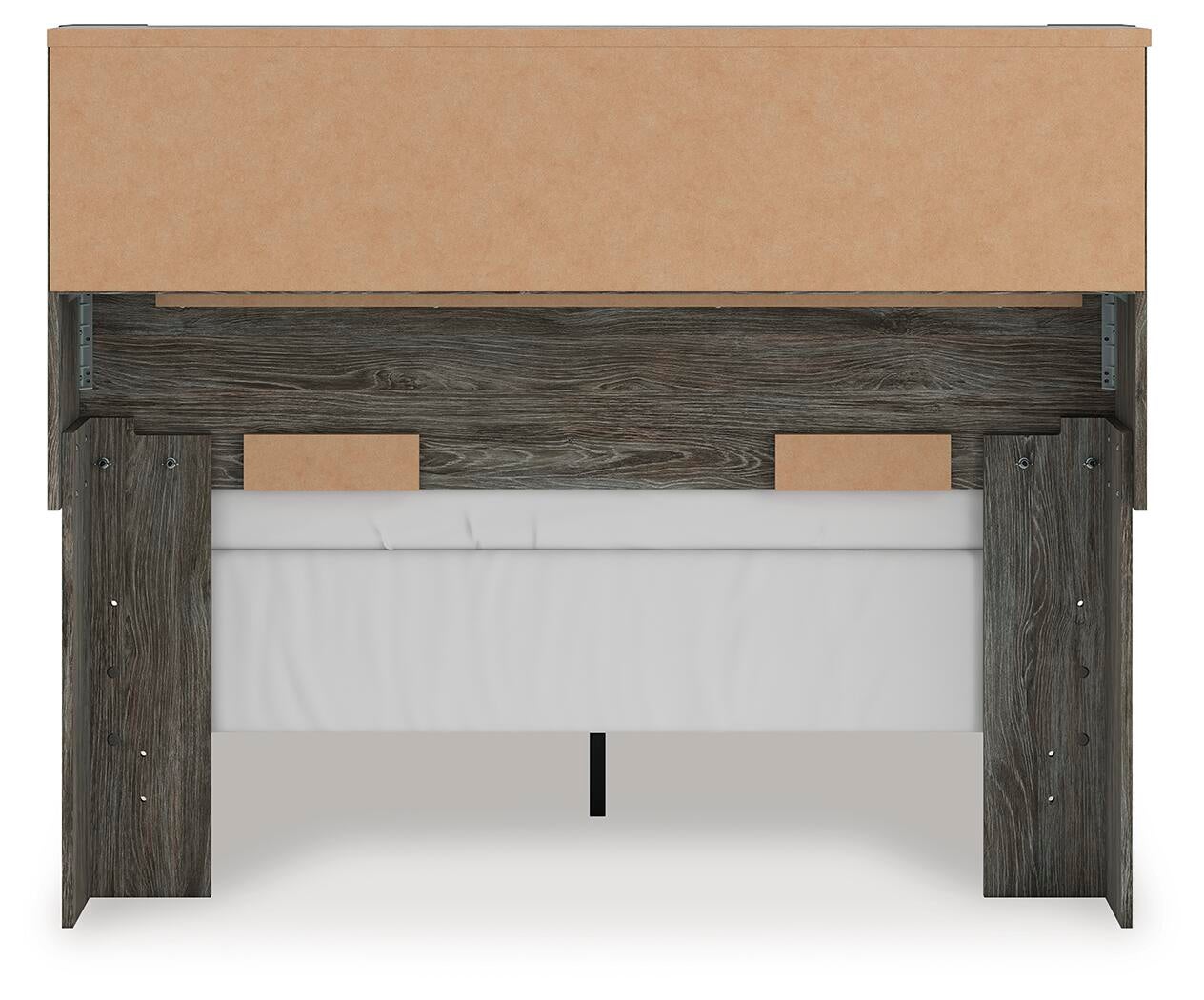 Frandern Full Bookcase Panel Bed