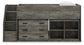 Frandern Twin Loft  Bed with Bookcase and Drawer Storage