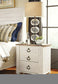 Willowton Queen Sleigh Bed with Mirrored Dresser, Chest and Nightstand