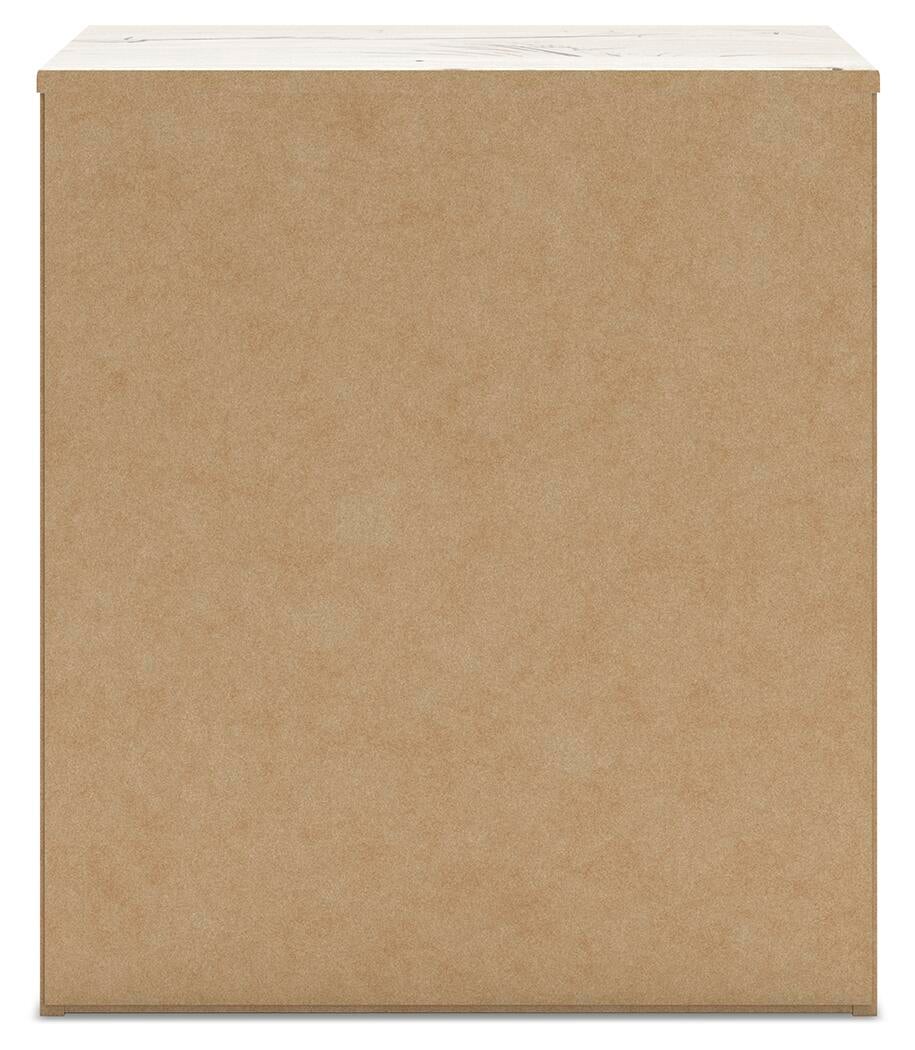 Lawroy Queen Panel Bed with Storage, Dresser, Mirror and Nightstand