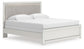 Zuraleus King Upholstered Panel Bed, Dresser and Mirror