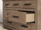 Garistyn Queen Panel Bed, Dresser, Mirror, Chest and Nightstand