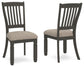 Tyler Creek Dining UPH Side Chair (2/CN)