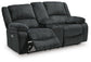 Draycoll DBL REC PWR Loveseat w/Console
