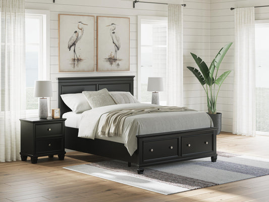 Lanolee Queen Panel Storage Bed