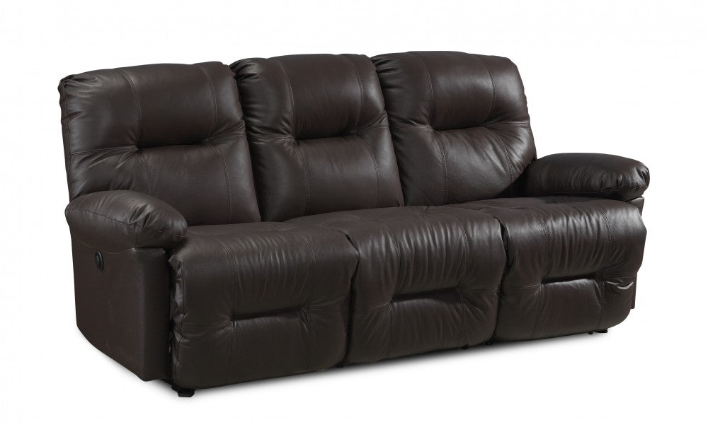 Zaynah Leather Reclining Sofa