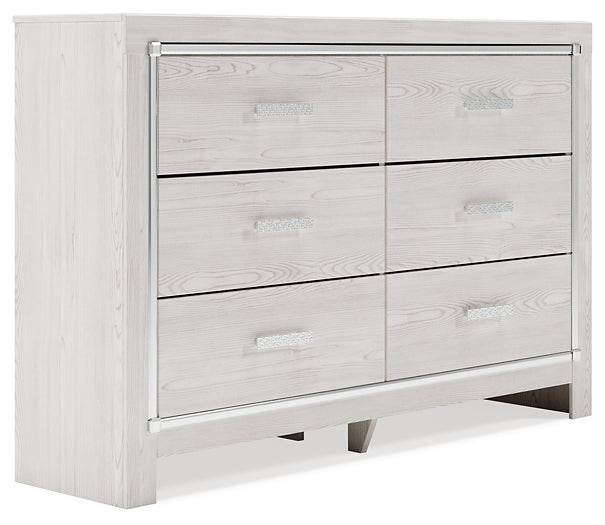 Altyra Twin Panel Bed with Dresser