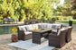 Easy Isle 3-Piece Outdoor Sectional with 2 Chairs and Coffee Table