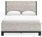 Vessalli Queen Panel Bed with Mirrored Dresser and 2 Nightstands